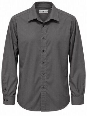 Beverly Hills Polo Club Men’s Gray Button Down Shirt L 16-16.5